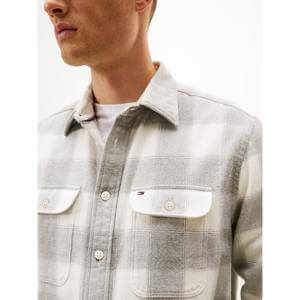 Tommy Hilfiger Relaxed Fit Check Flannel Overshirt
